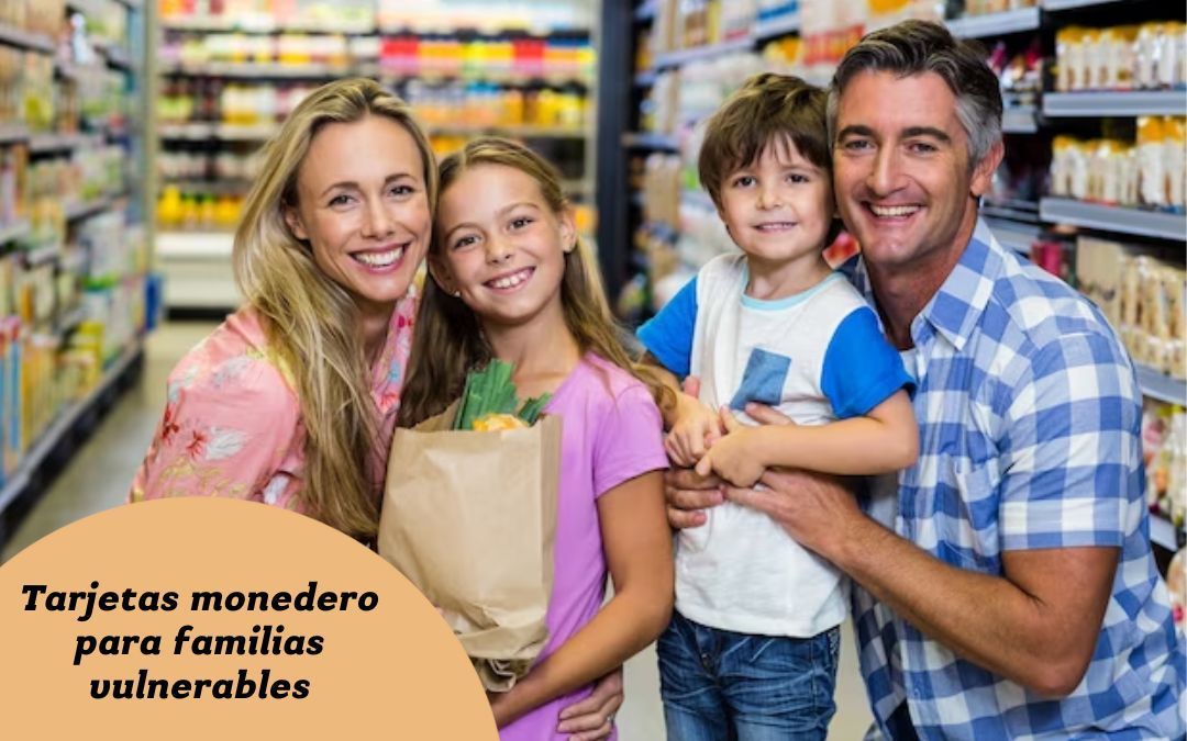 Cruz Roja y las Comunidades Autónomas gestionarán tarjetas monedero para las familias vulnerables