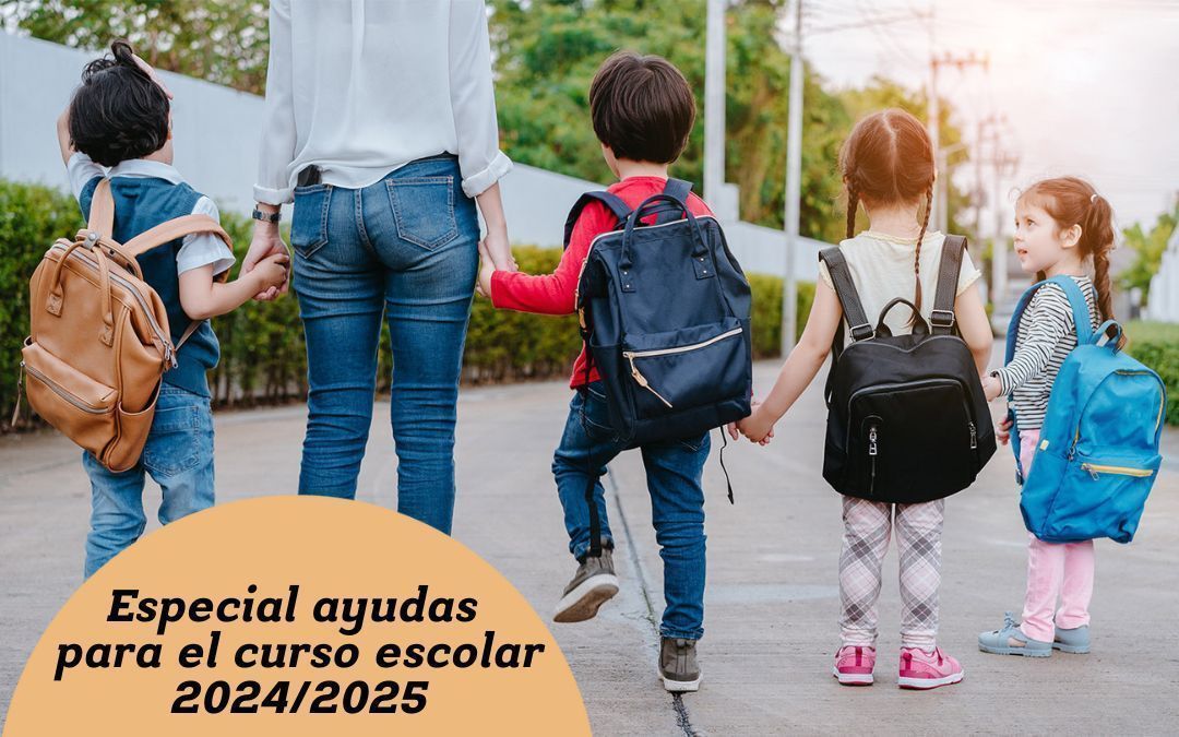 Todas las ayudas educativas para el próximo curso escolar 2024/2025