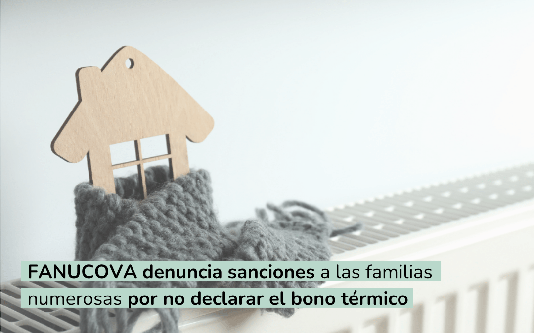 Obligado declarar el bono térmico en la Renta otorgado a las familias numerosas