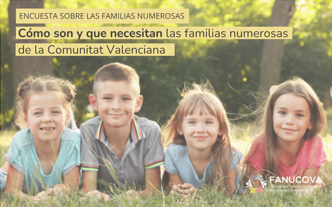 Participa en la encuesta sobre las familias numerosas de la Comunitat Valenciana y entra en el sorteo de una estancia familiar de 4 días en Peñíscola